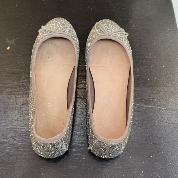 Silver Ballerina Flats - Picture 3 of 5